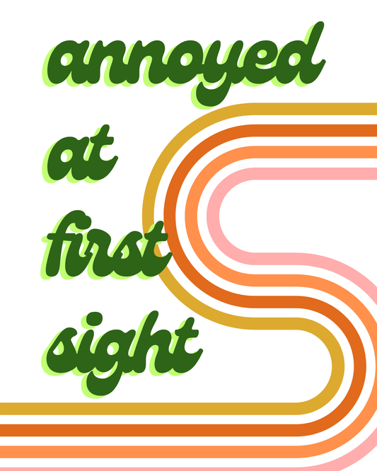 annoyed at first sight. printable home decor