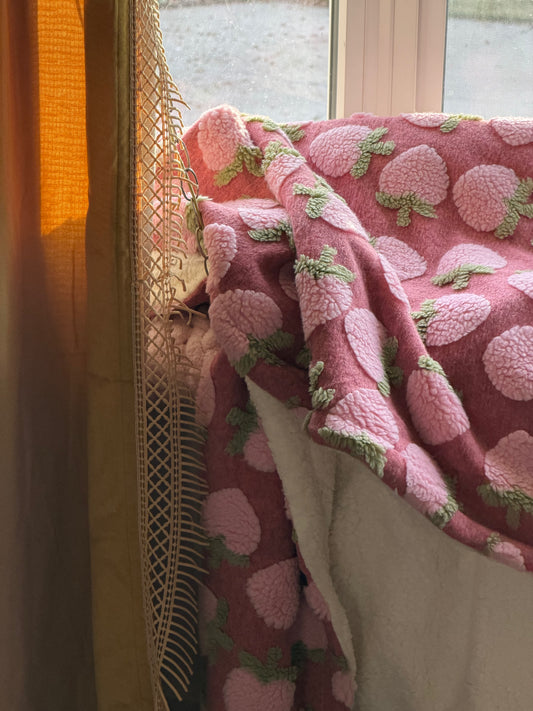 strawberry Posh Potato Blanket